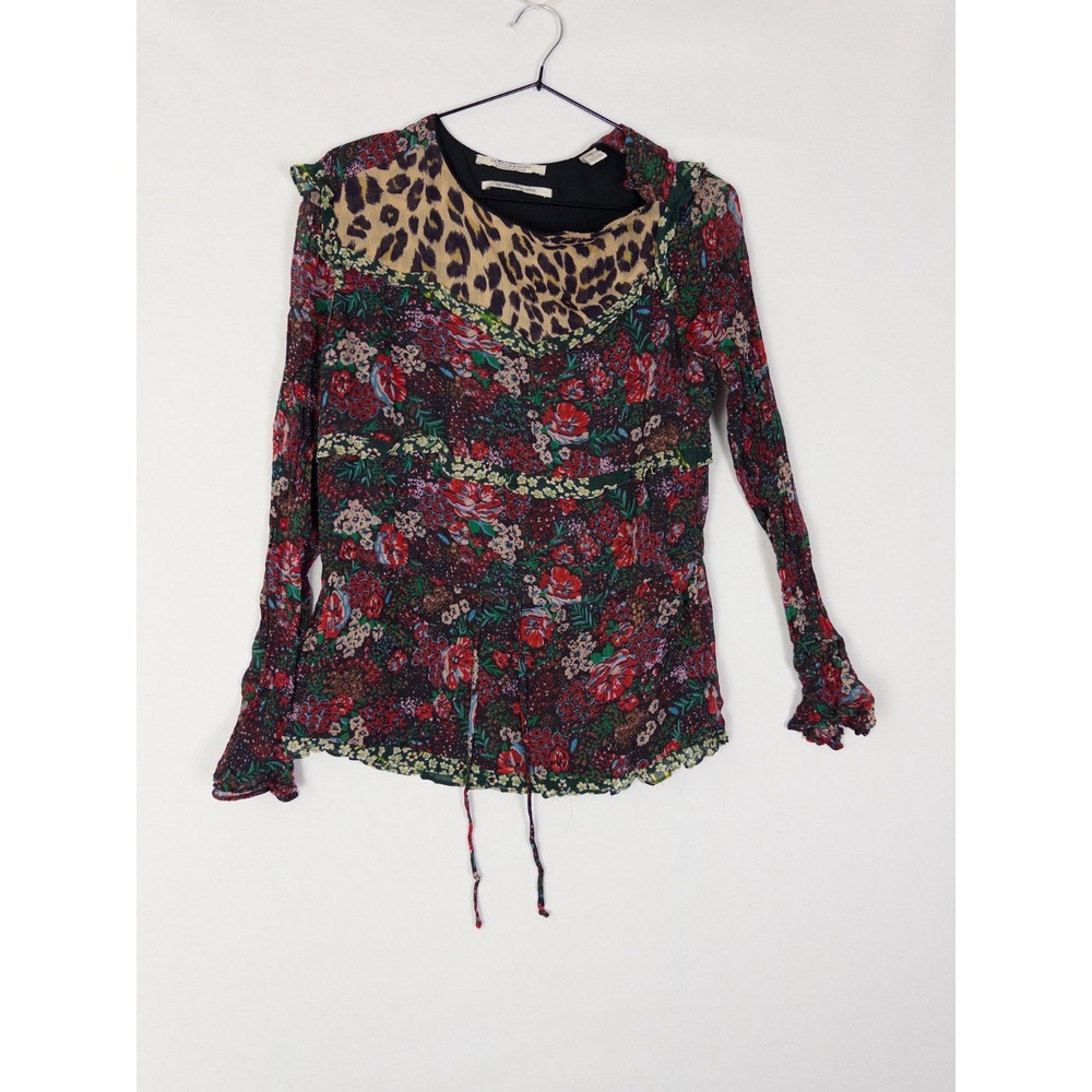 Scoth and Soda Blouse Le Jardin D' Apus s All Over Print Long Sleeve Floral‎